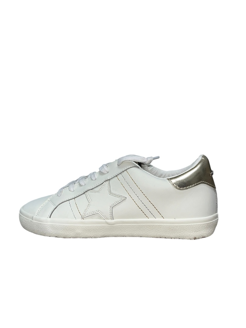 VINTAGE HAVANA VH ORIGINAL DESIGN est 1954 white/gold fashion sneaker size 10